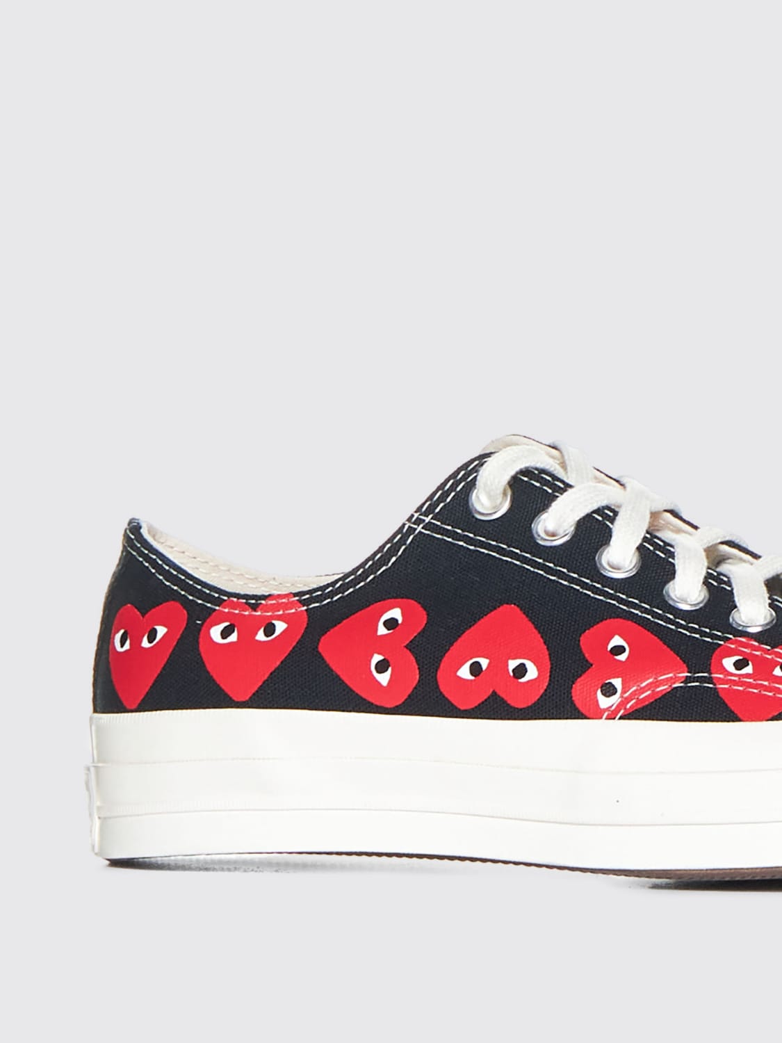 COMME DES GARCONS PLAY BASKETS: Baskets homme Comme Des Garcons Play, Noir - Img 3