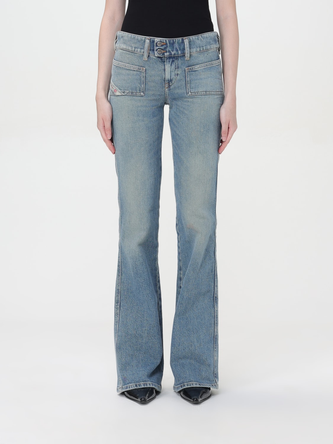 Giglio Jeans svasati D-Hush a vita bassa Diesel