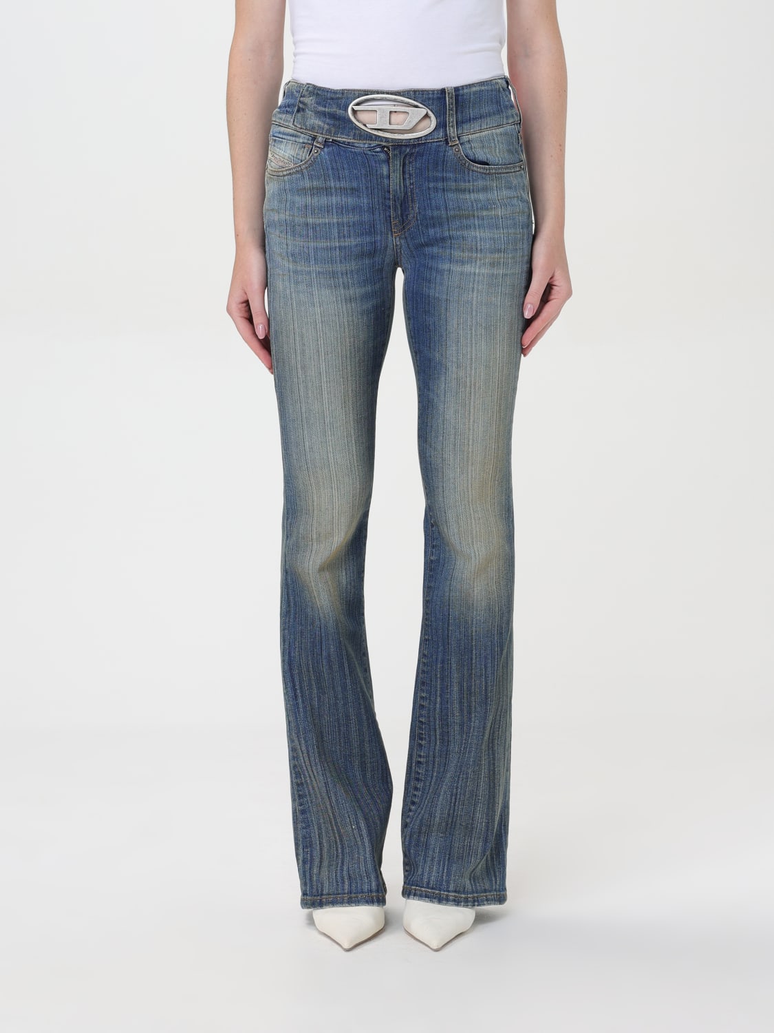 DIESEL JEANS: Jeans woman Diesel, Blue - Img 1