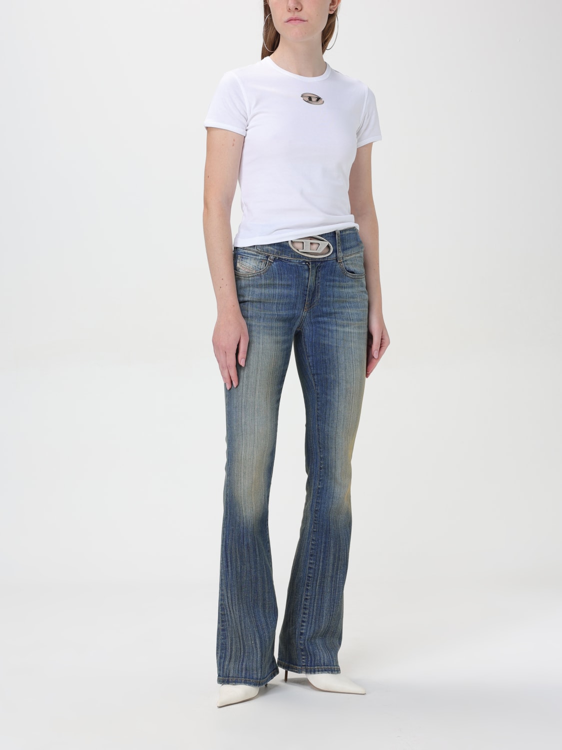 DIESEL JEANS: Jeans woman Diesel, Blue - Img 2