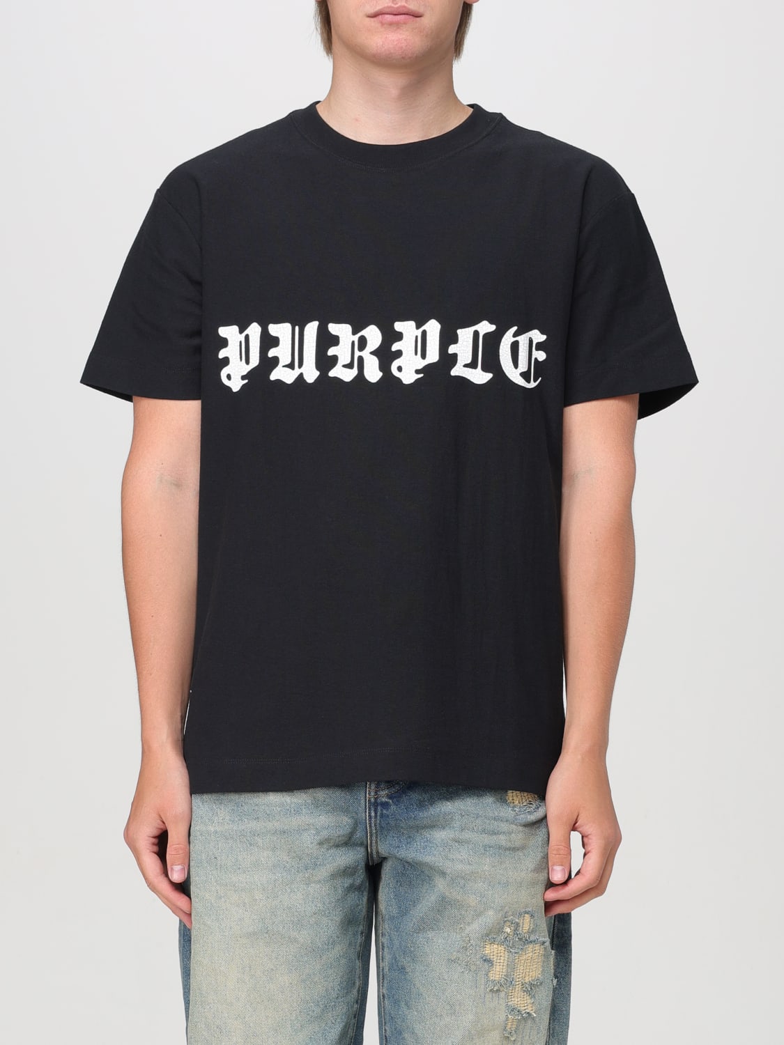 Giglio T-shirt con logo Purple Brand