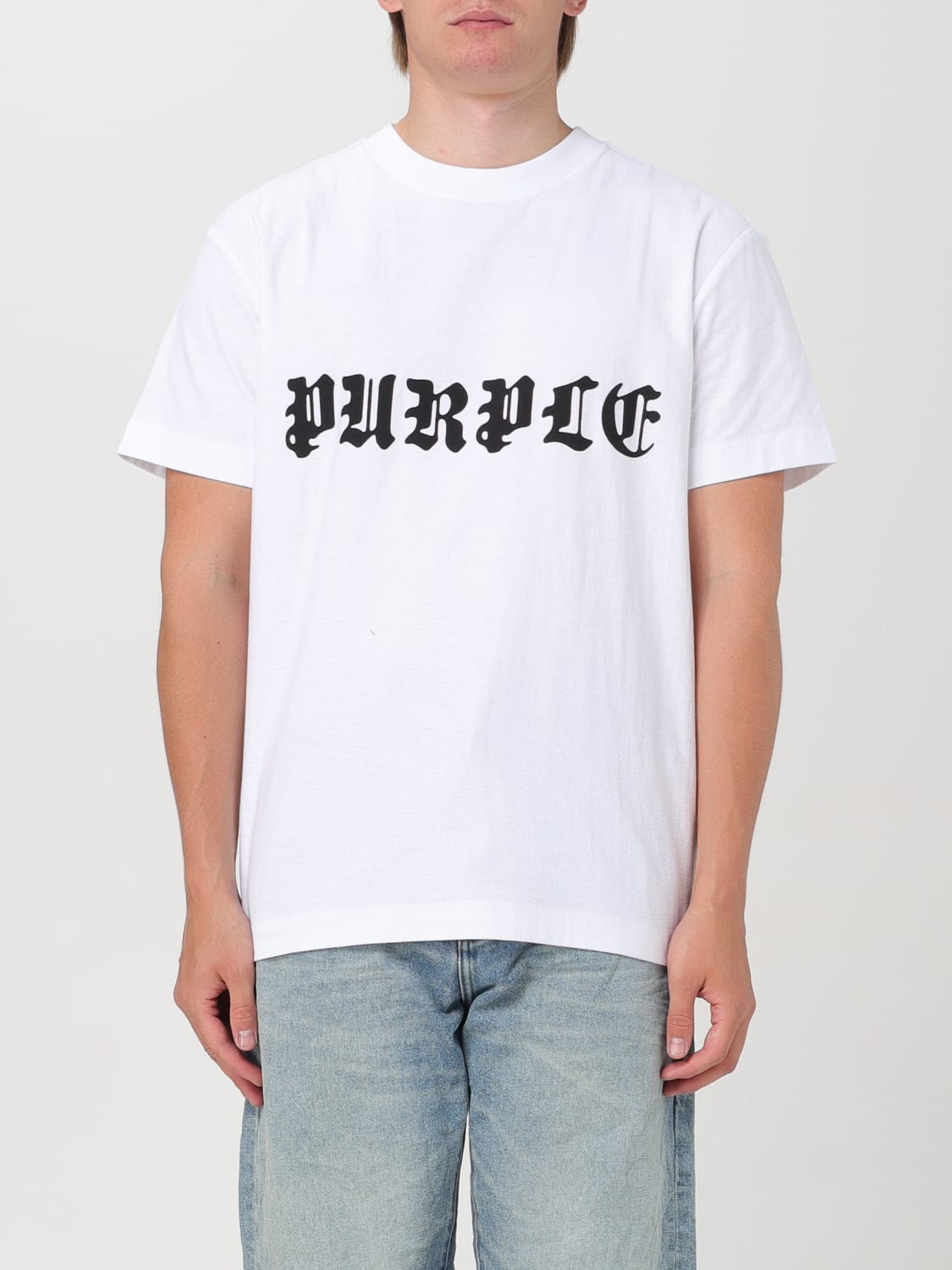 Giglio T-shirt con logo Purple Brand