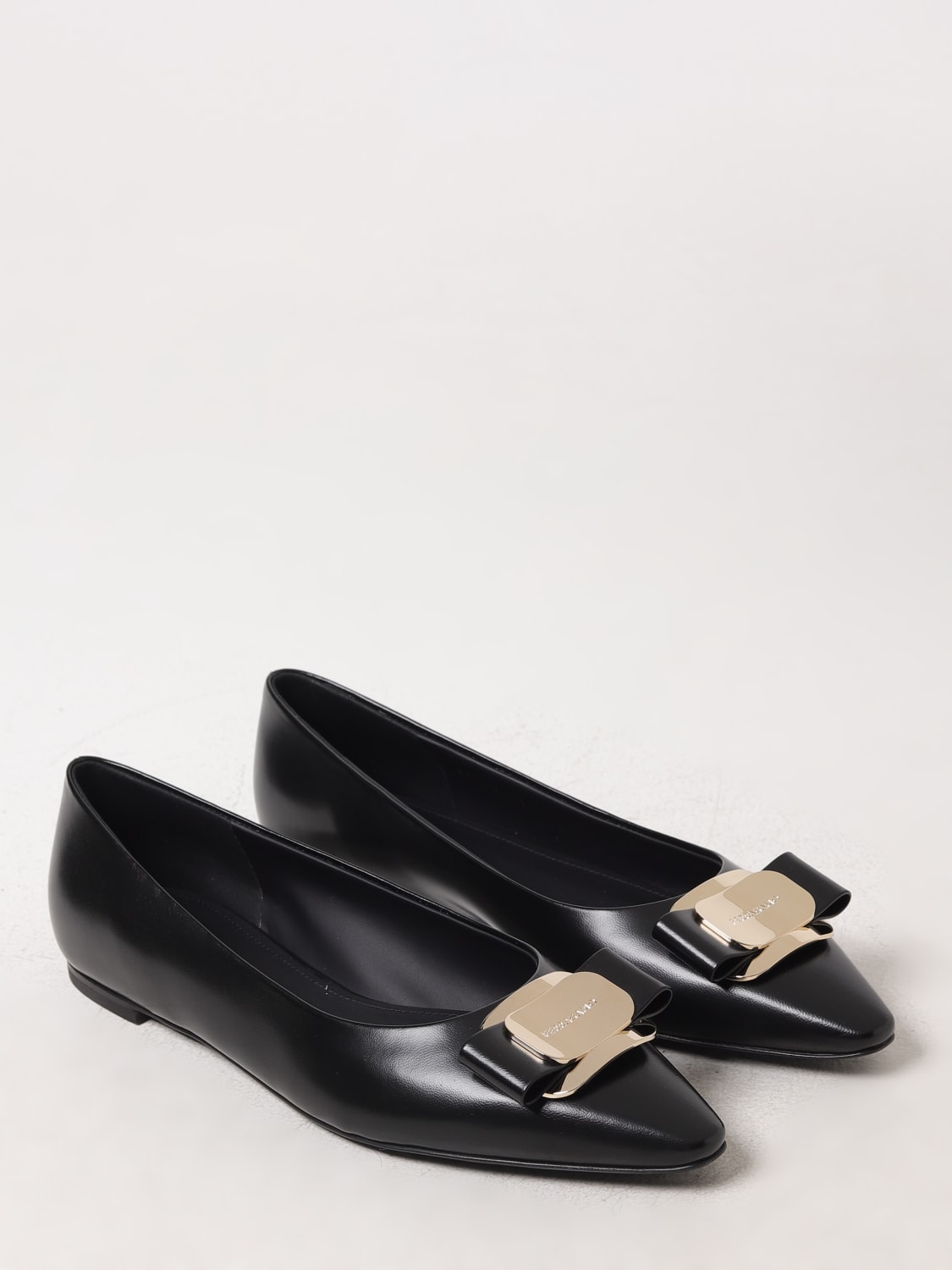 FERRAGAMO MANOLETINAS: Manoletinas mujer Ferragamo, Negro - Img 2