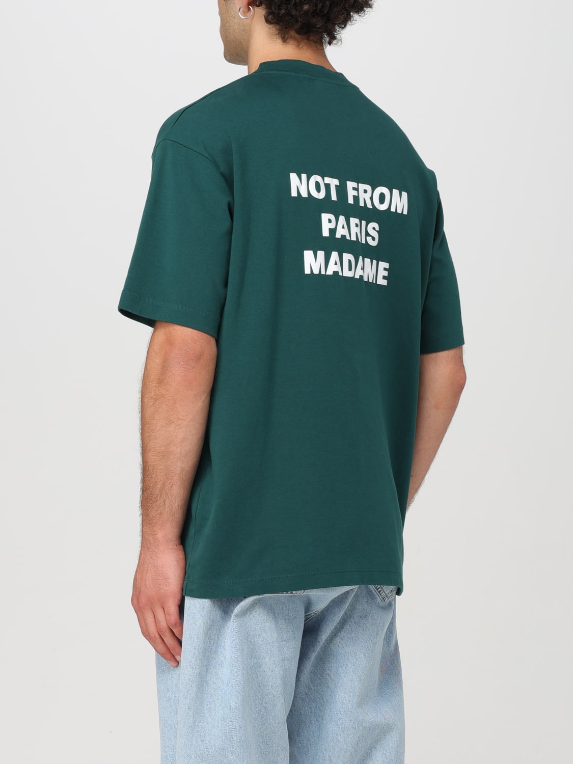 DRÔLE DE MONSIEUR T-SHIRT: T-shirt men Drole De Monsieur, Green - Img 2