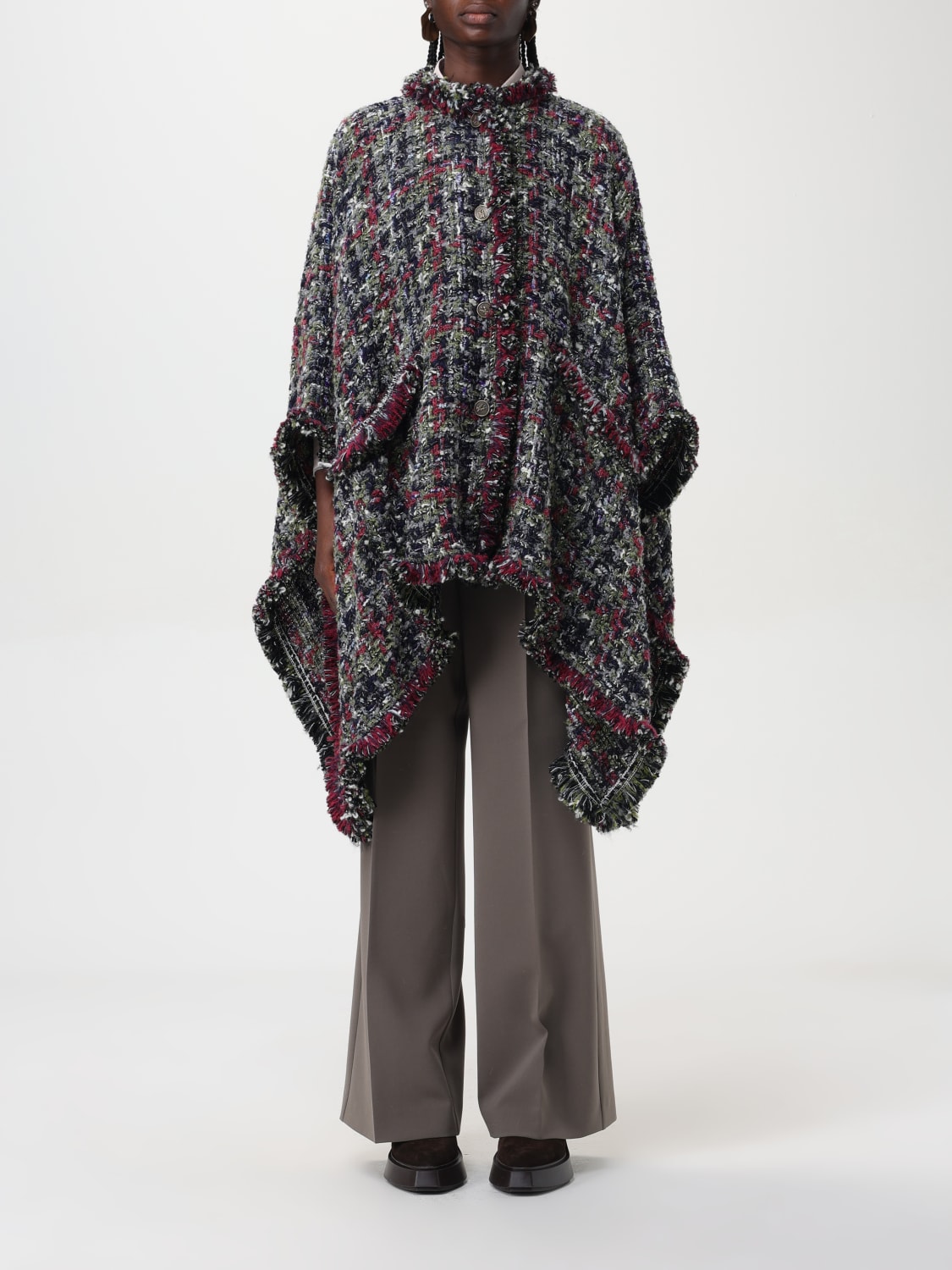 ETRO CAPE: Cape woman Etro, Red - Img 1