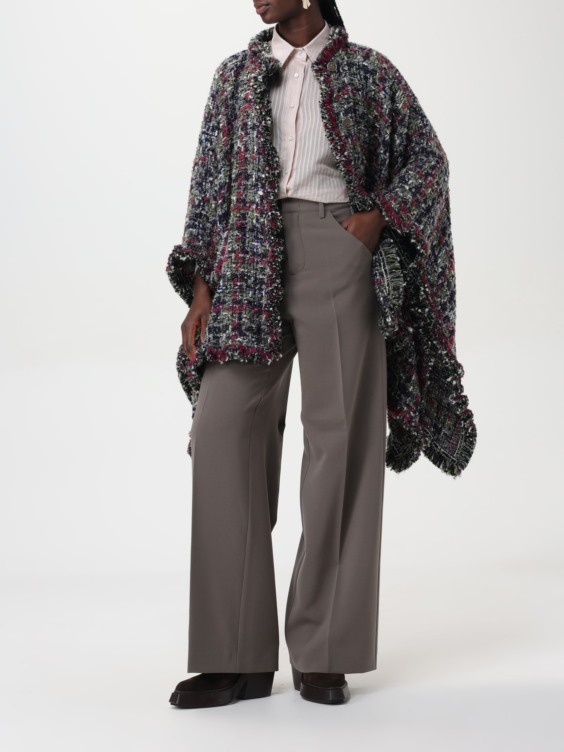 ETRO CAPE: Cape woman Etro, Red - Img 2