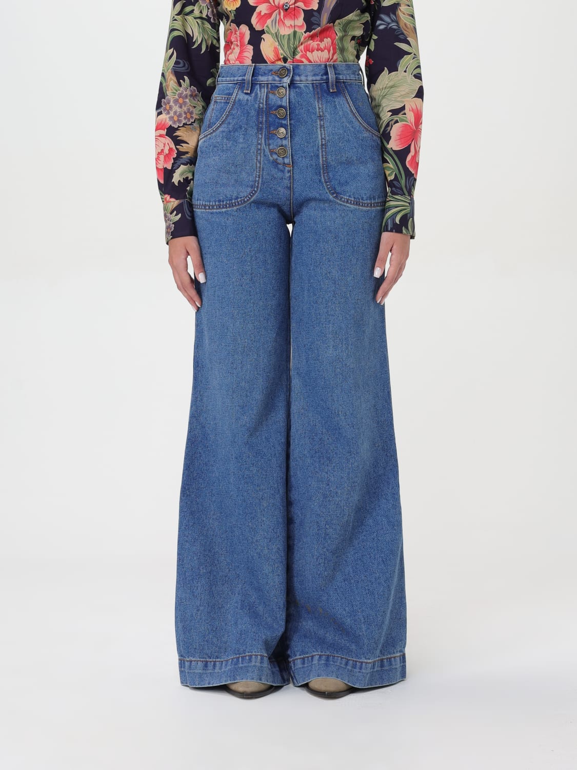 ETRO JEANS: Jeans woman Etro, Blue - Img 1