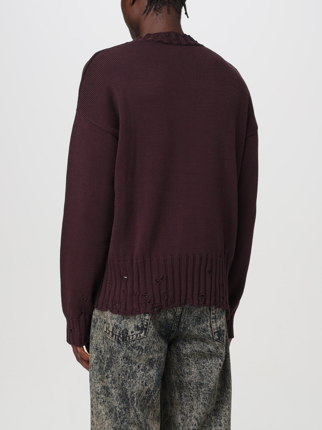 MARNI SWEATER: Sweater men Marni, Burgundy - Img 3