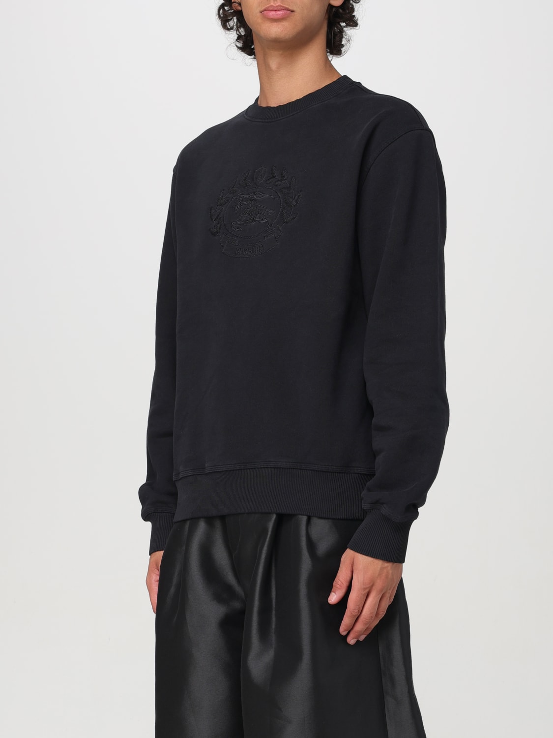 BURBERRY SWEATSHIRT: Sweater men Burberry, Black - Img 4