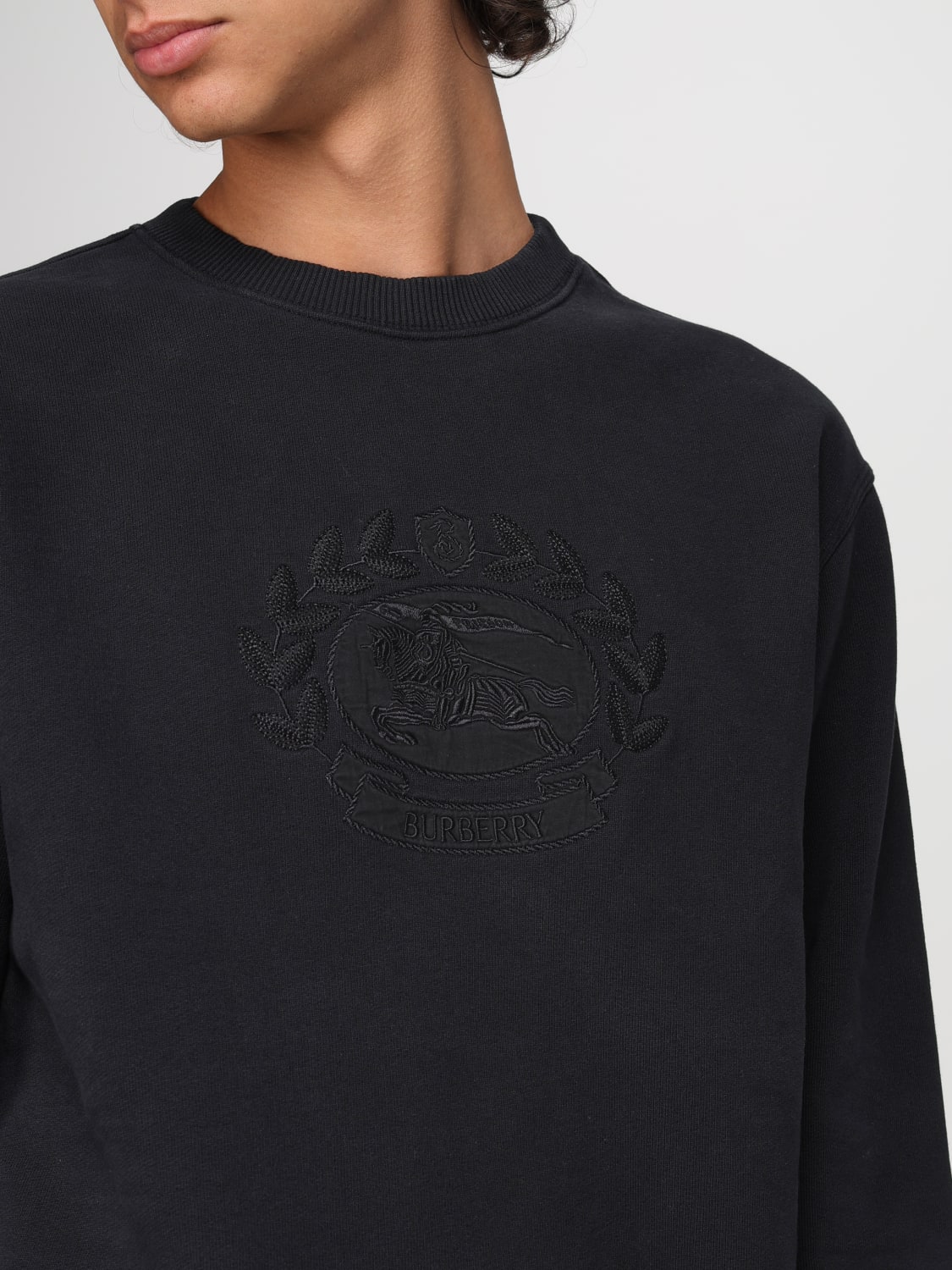 BURBERRY SWEATSHIRT: Sweater men Burberry, Black - Img 5