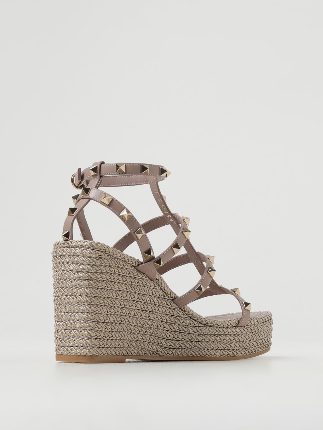 VALENTINO GARAVANI WEDGE SHOES: Flat sandals woman Valentino Garavani, Blush Pink - Img 3