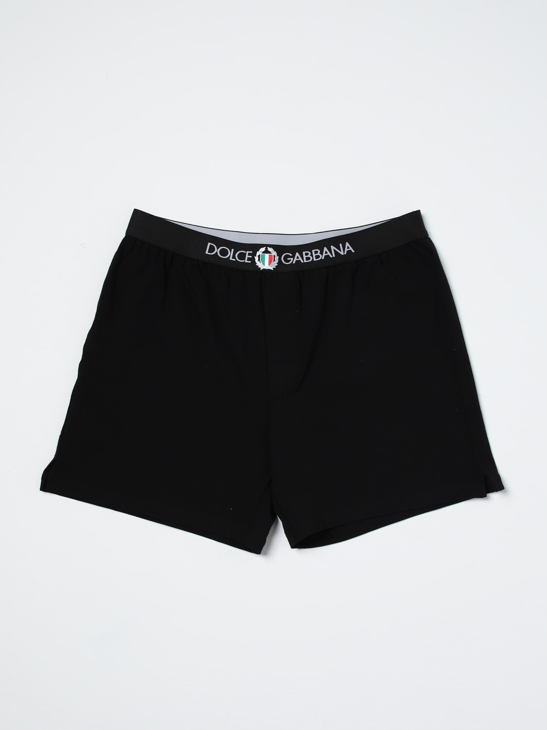 DOLCE & GABBANA UNTERWÄSCHE: Shorts herren Dolce & Gabbana, Schwarz - Img 1