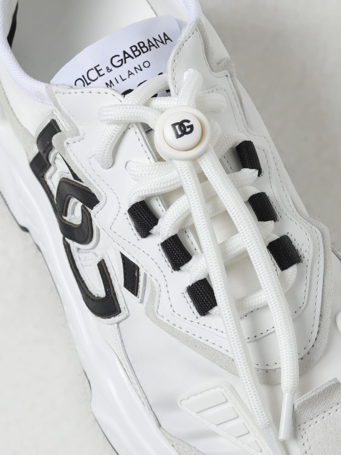 スニーカー DOLCE  GABBANA Women Sneakers CK1908AQ04080001 White Mixed-materials Daymaster sneakers in White for Women
