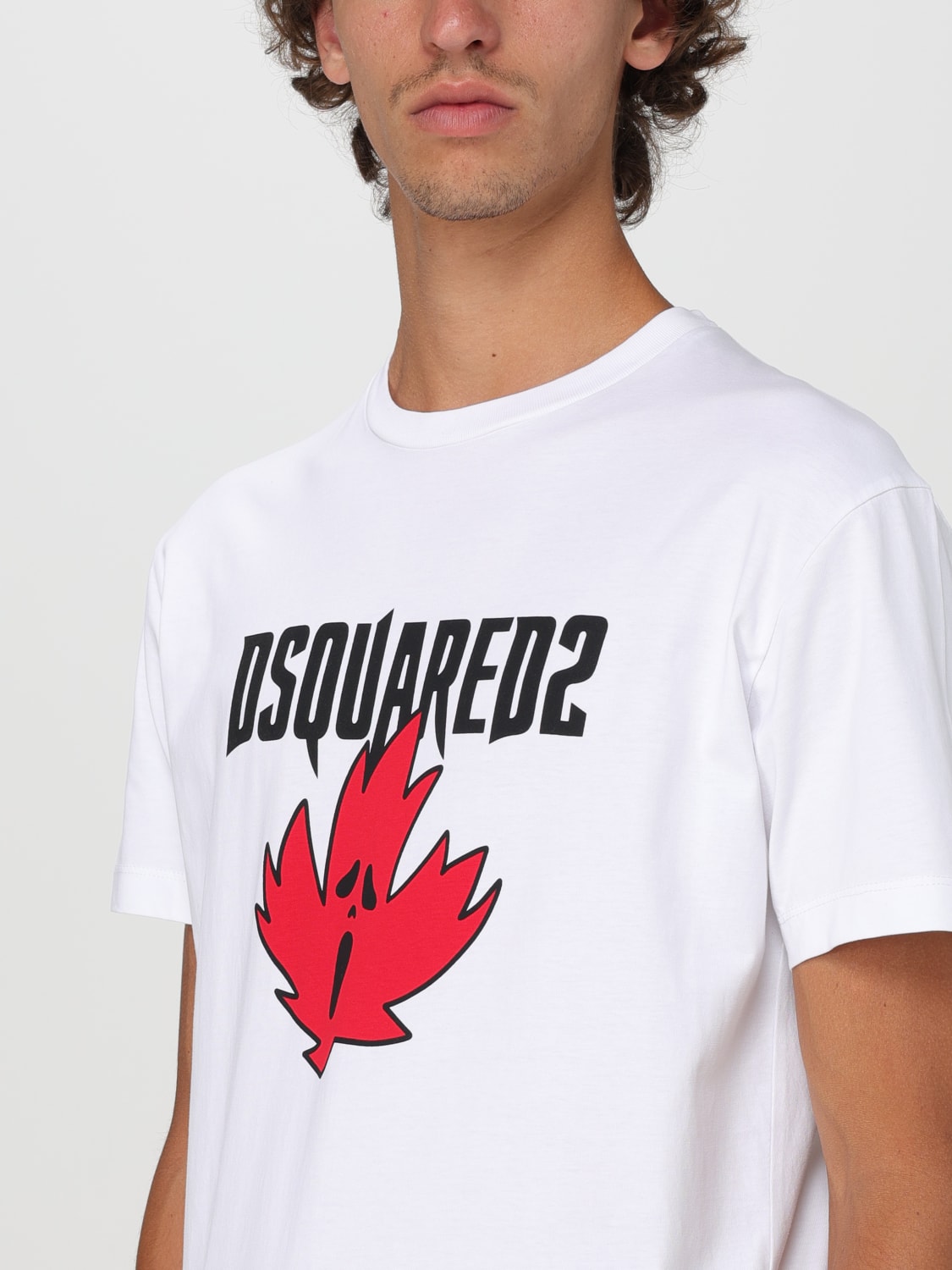 DSQUARED2 T恤: T恤 男士 Dsquared2, 白色 - Img 4