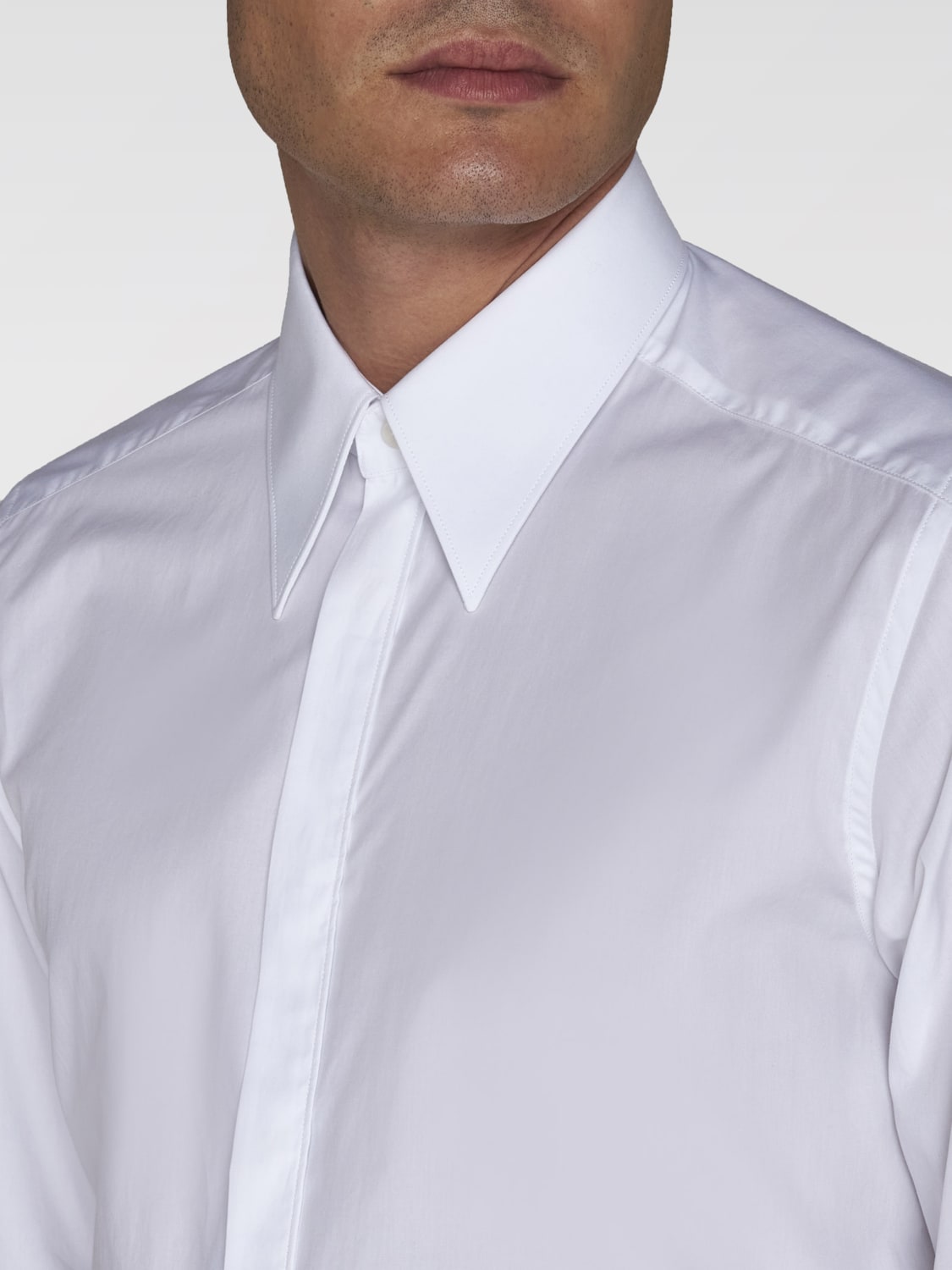 DOLCE & GABBANA CHEMISE: Chemise homme Dolce & Gabbana, Blanc - Img 3