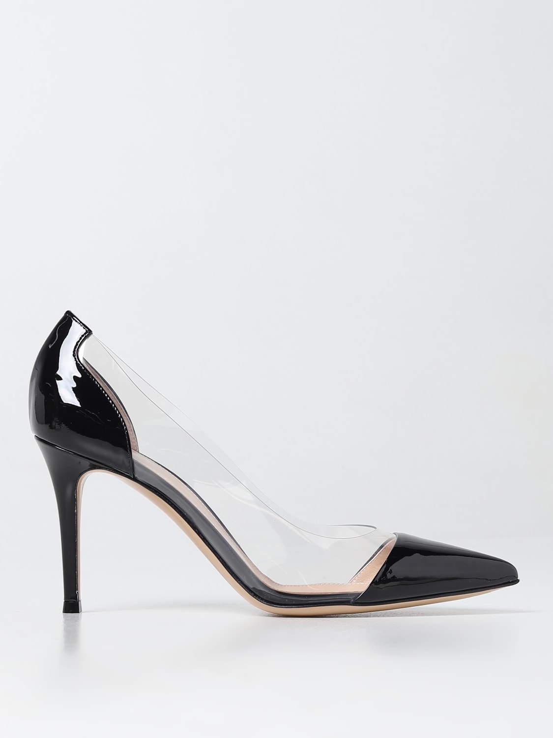 Giglio Décolleté Gianvito Rossi in vernice e pvc