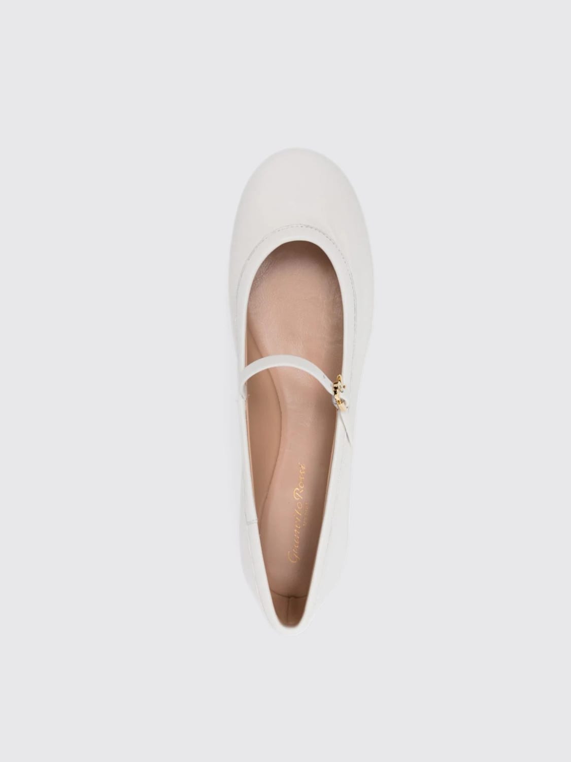 GIANVITO ROSSI BALLET FLATS: Ballet flats woman Gianvito Rossi, White - Img 4