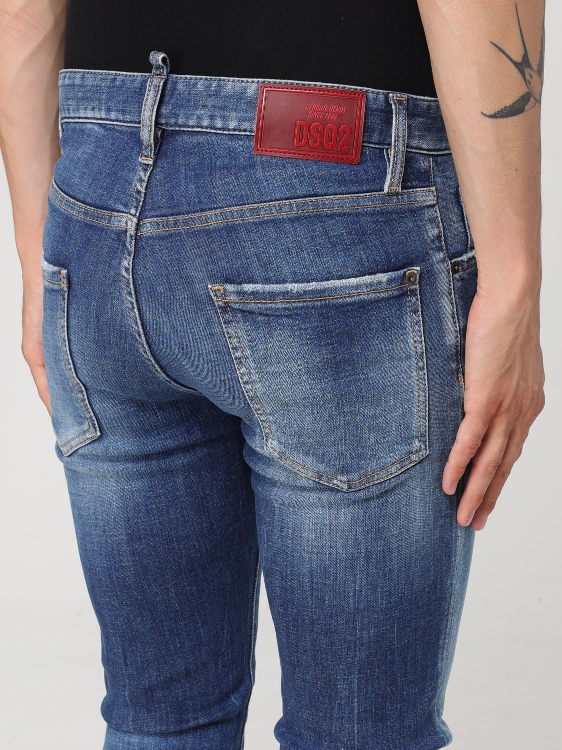 DSQUARED2 JEANS: Jeans homme Dsquared2, Bleu - Img 3