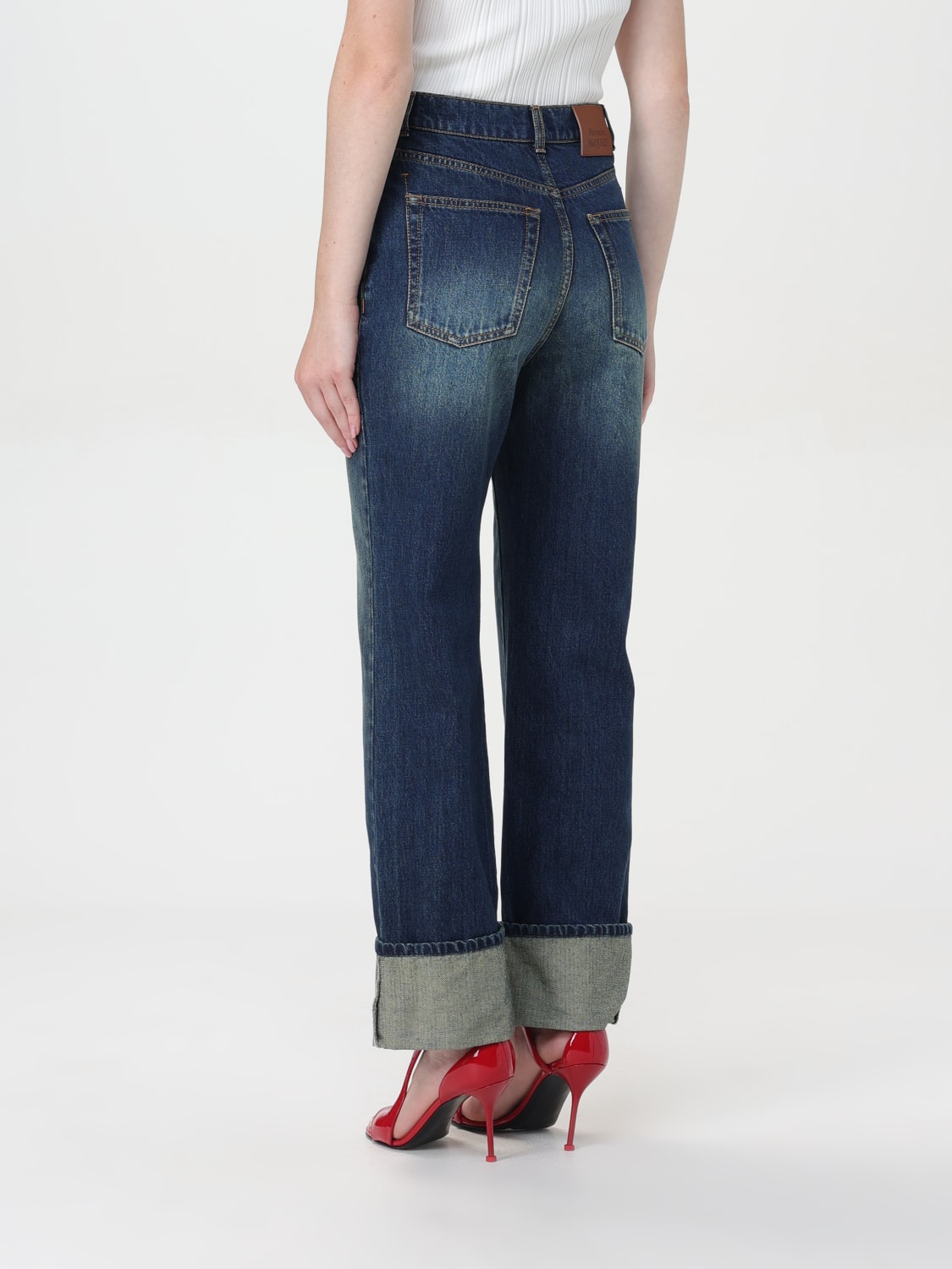 ALEXANDER MCQUEEN JEANS: Jeans woman Alexander McQueen, Grey - Img 2