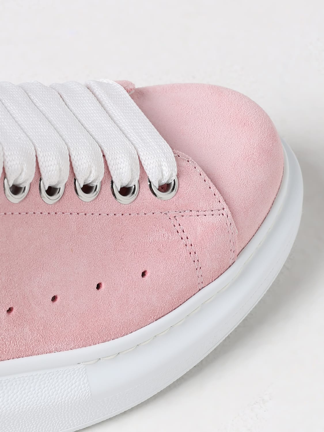 Alexander mcqueen pink suede online