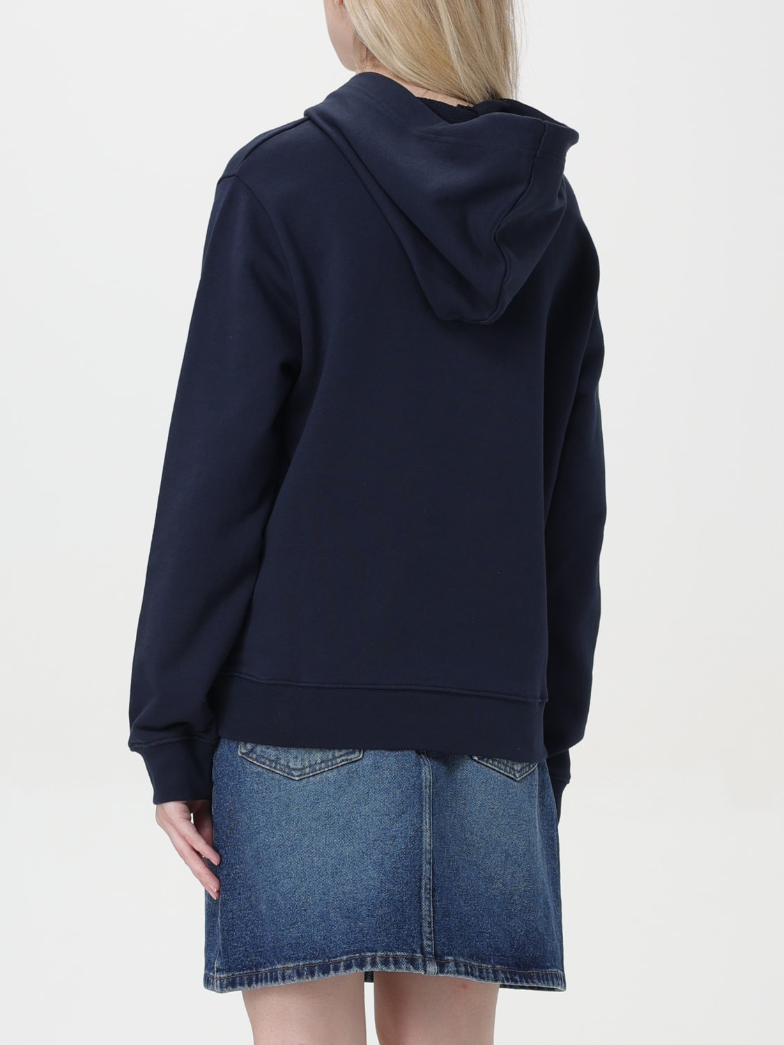 A.P.C. SWEAT-SHIRT: Sweat-shirt femme A.P.C., Bleu - Img 2