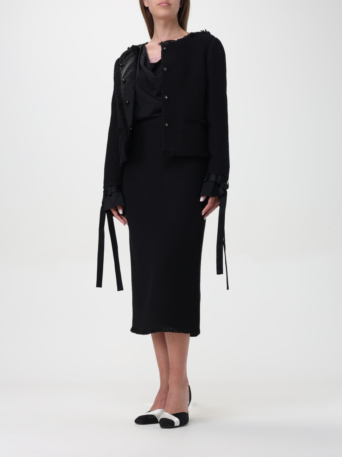 ALBERTA FERRETTI JACKET: Jacket woman Alberta Ferretti, Black - Img 2