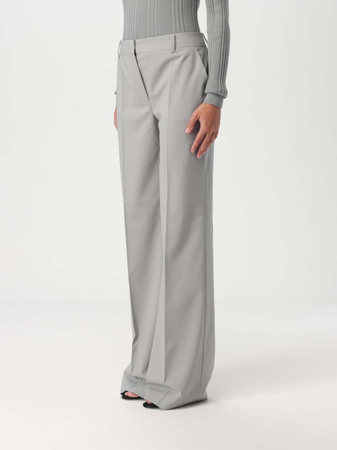 ALBERTA FERRETTI PANTS: Pants woman Alberta Ferretti, Grey - Img 4