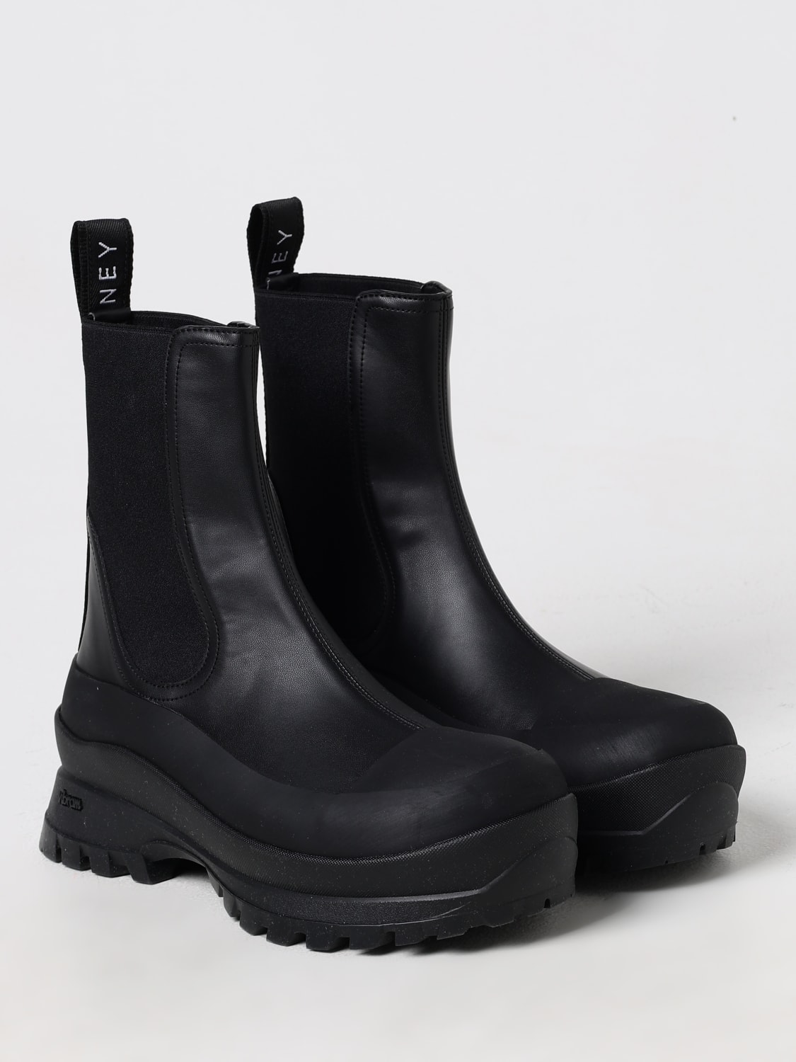 STELLA MCCARTNEY BOTINES PLANOS: Botas mujer Stella McCartney, Negro - Img 2