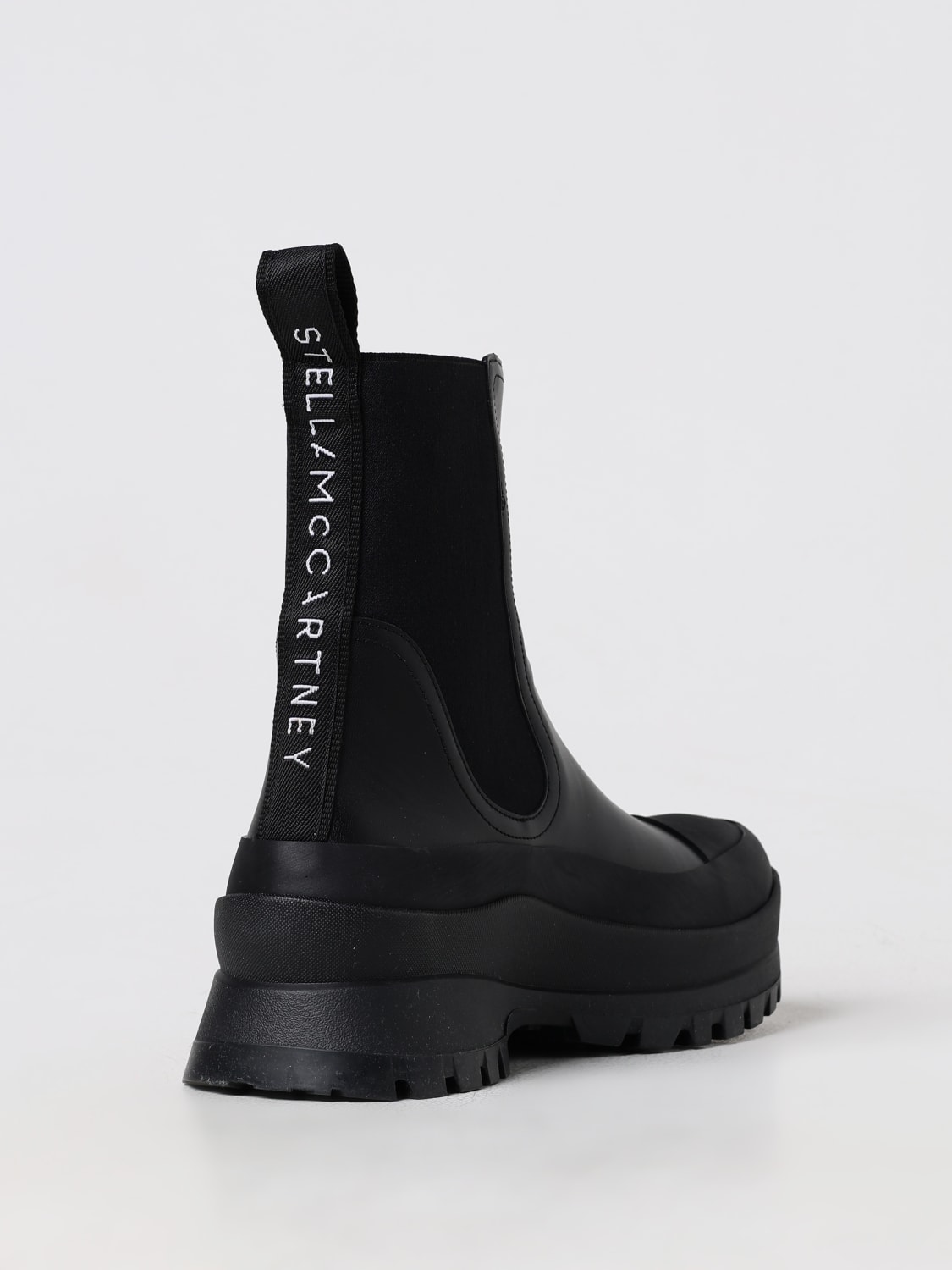 STELLA MCCARTNEY BOTINES PLANOS: Botas mujer Stella McCartney, Negro - Img 3