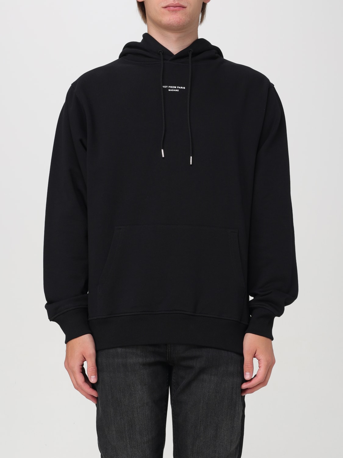 DRÔLE DE MONSIEUR SWEATSHIRT: Sweatshirt men Drole De Monsieur, Black - Img 1