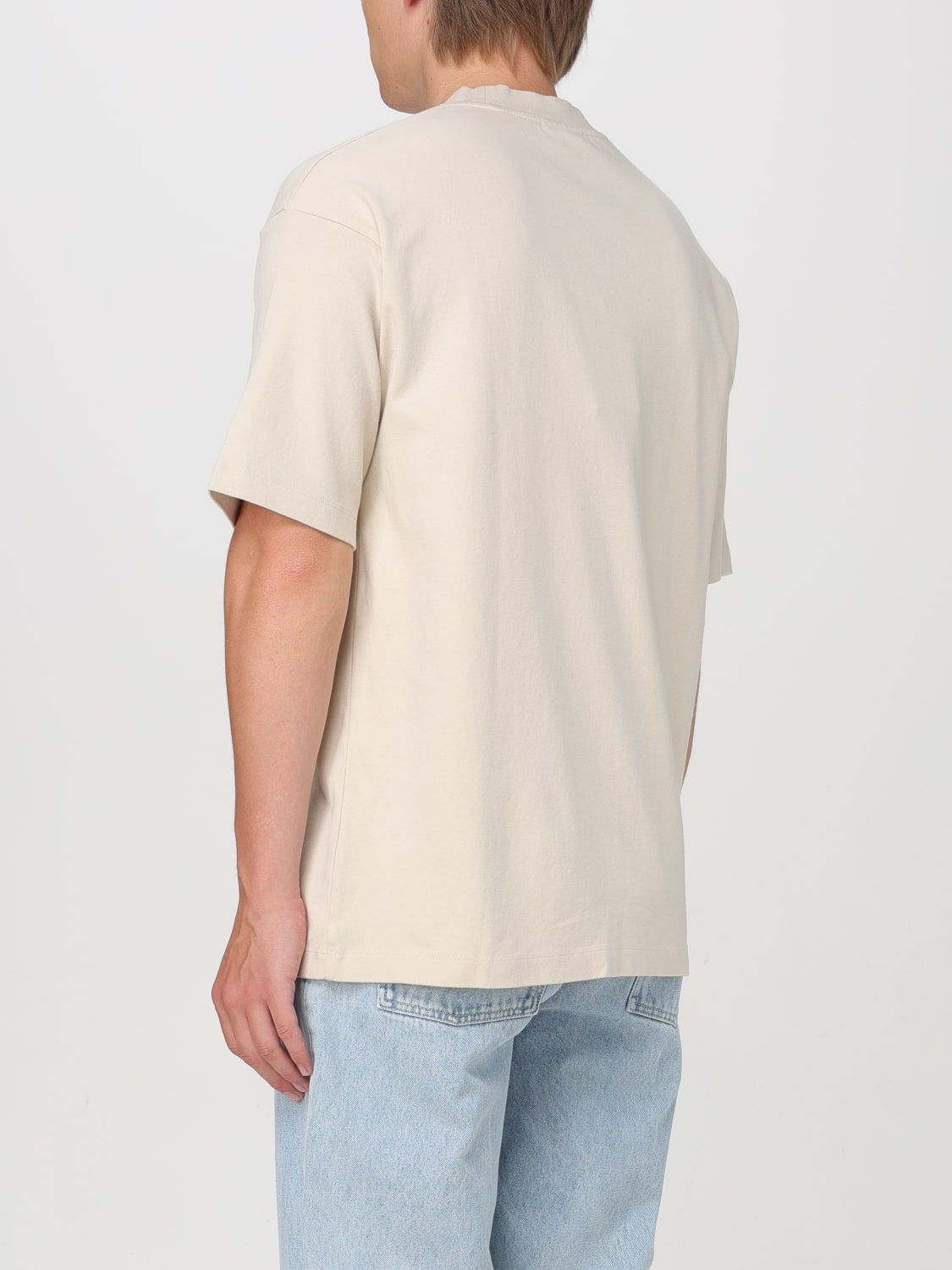 DRÔLE DE MONSIEUR: T-shirt men Drole De Monsieur - Beige
