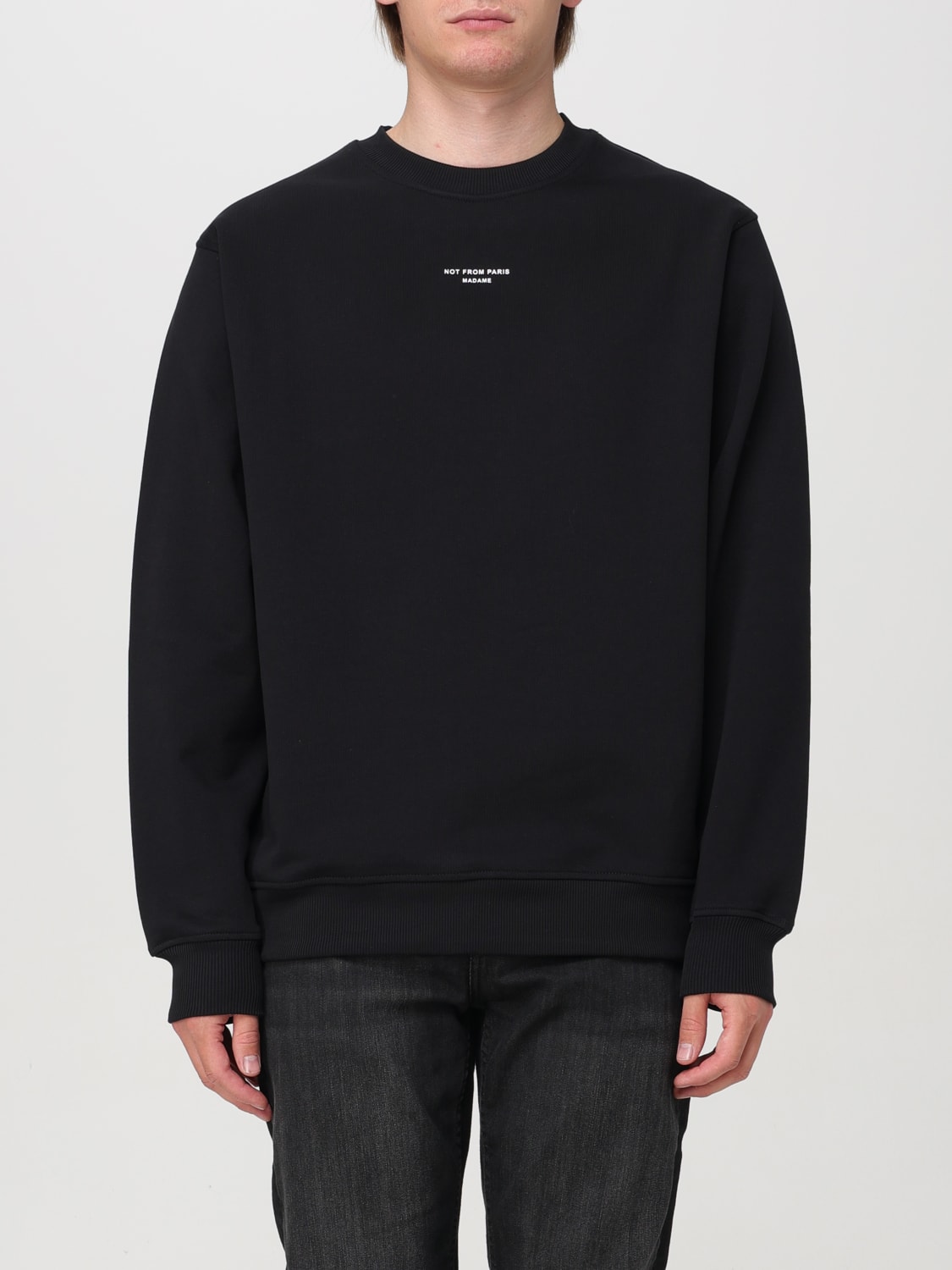 DRÔLE DE MONSIEUR SWEATSHIRT: Sweatshirt herren Drole De Monsieur, Schwarz - Img 1