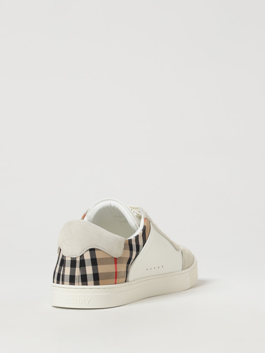 BURBERRY Sneakers men White Burberry sneakers 8069089 online at GIGLIO.COM