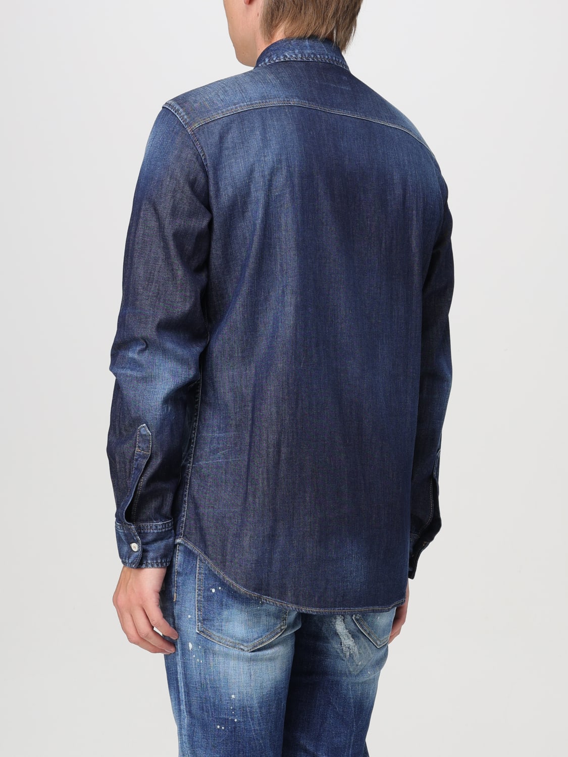 DSQUARED2 SHIRT: Shirt men Dsquared2, Denim - Img 2