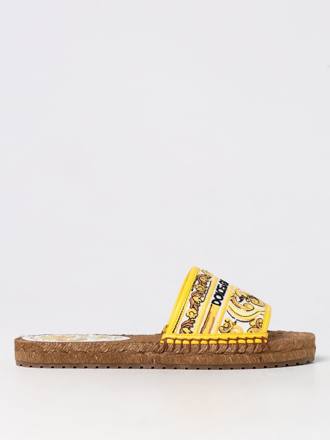 DOLCE & GABBANA FLAT SANDALS: Espadrilles woman Dolce & Gabbana, Multicolor - Img 1