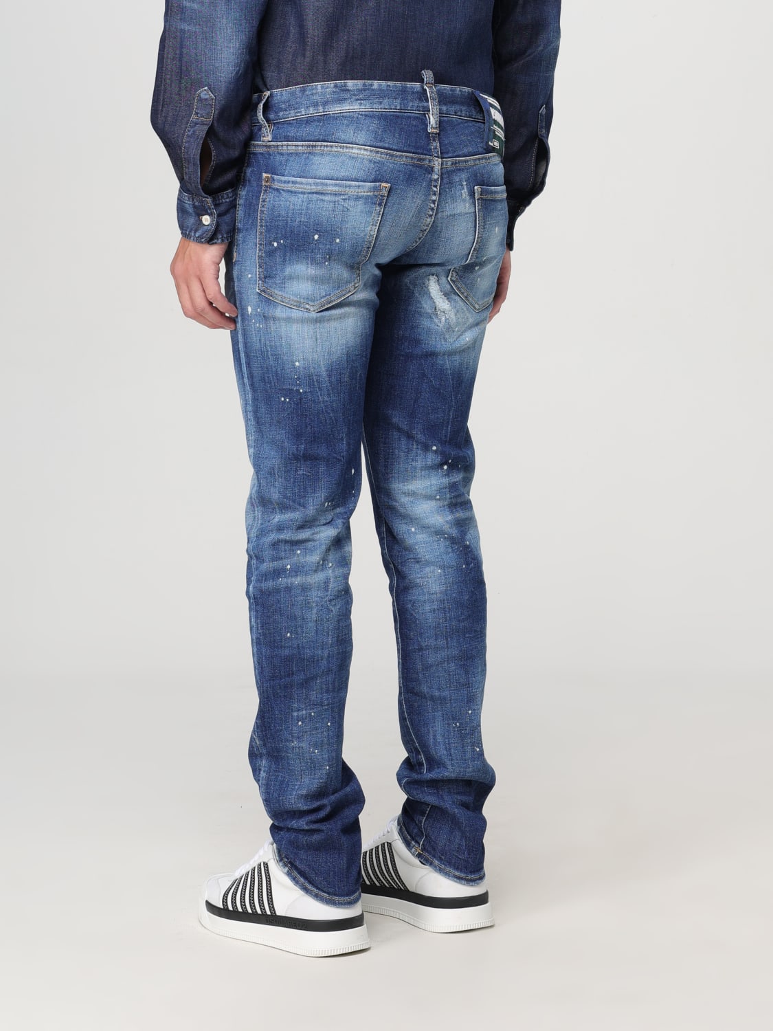 DSQUARED2 JEANS: Pantalon homme Dsquared2, Denim - Img 2