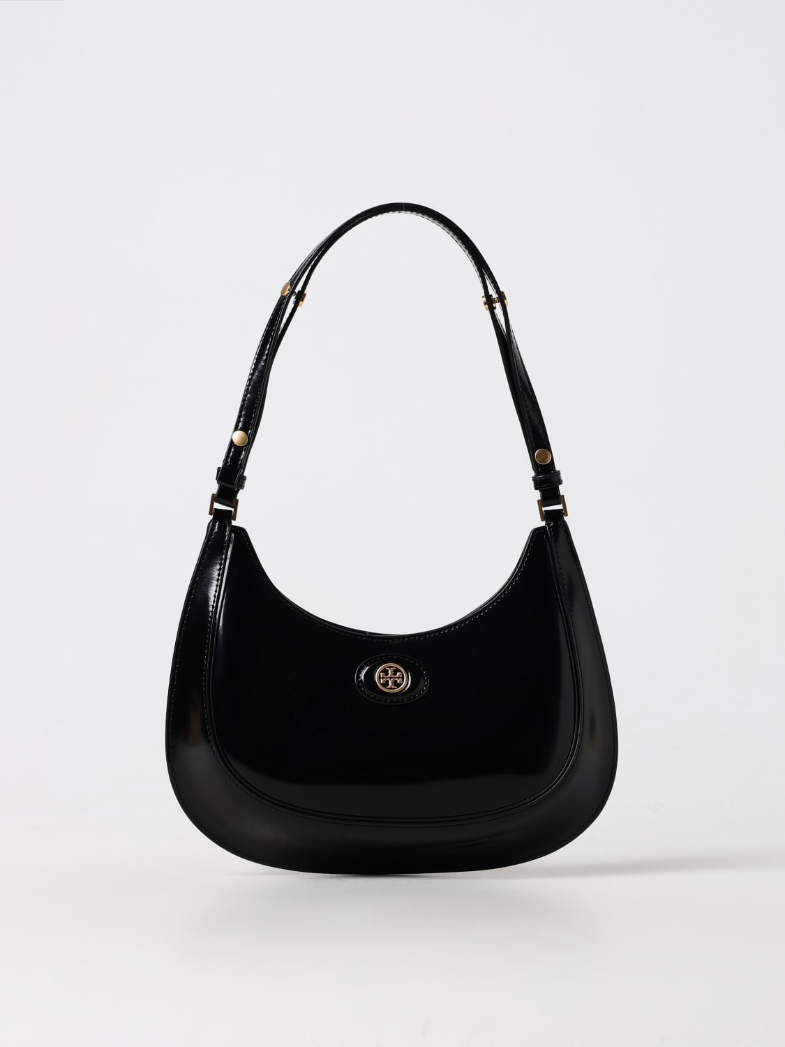 Giglio Borsa a spalla Tory Burch in vernice spazzolata