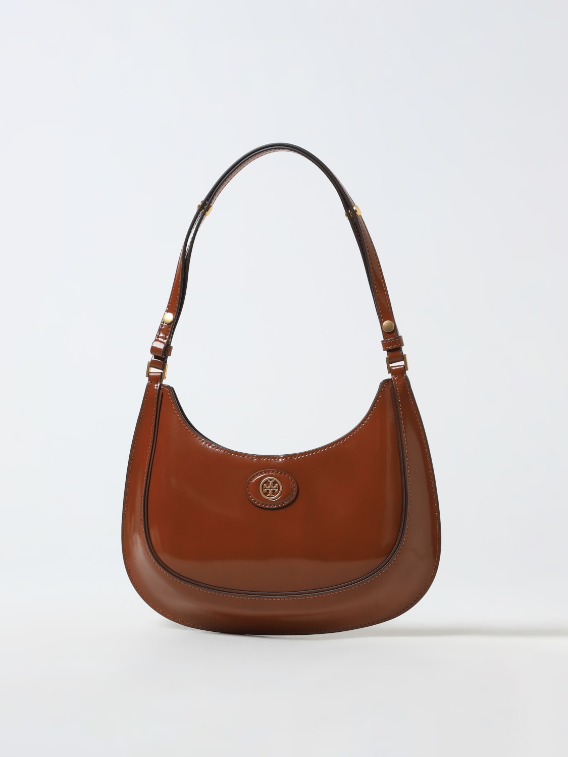 Giglio Borsa a spalla Tory Burch in vernice spazzolata