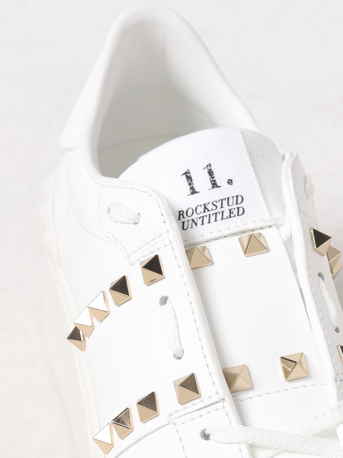 Valentino rockstud sneakers white hotsell