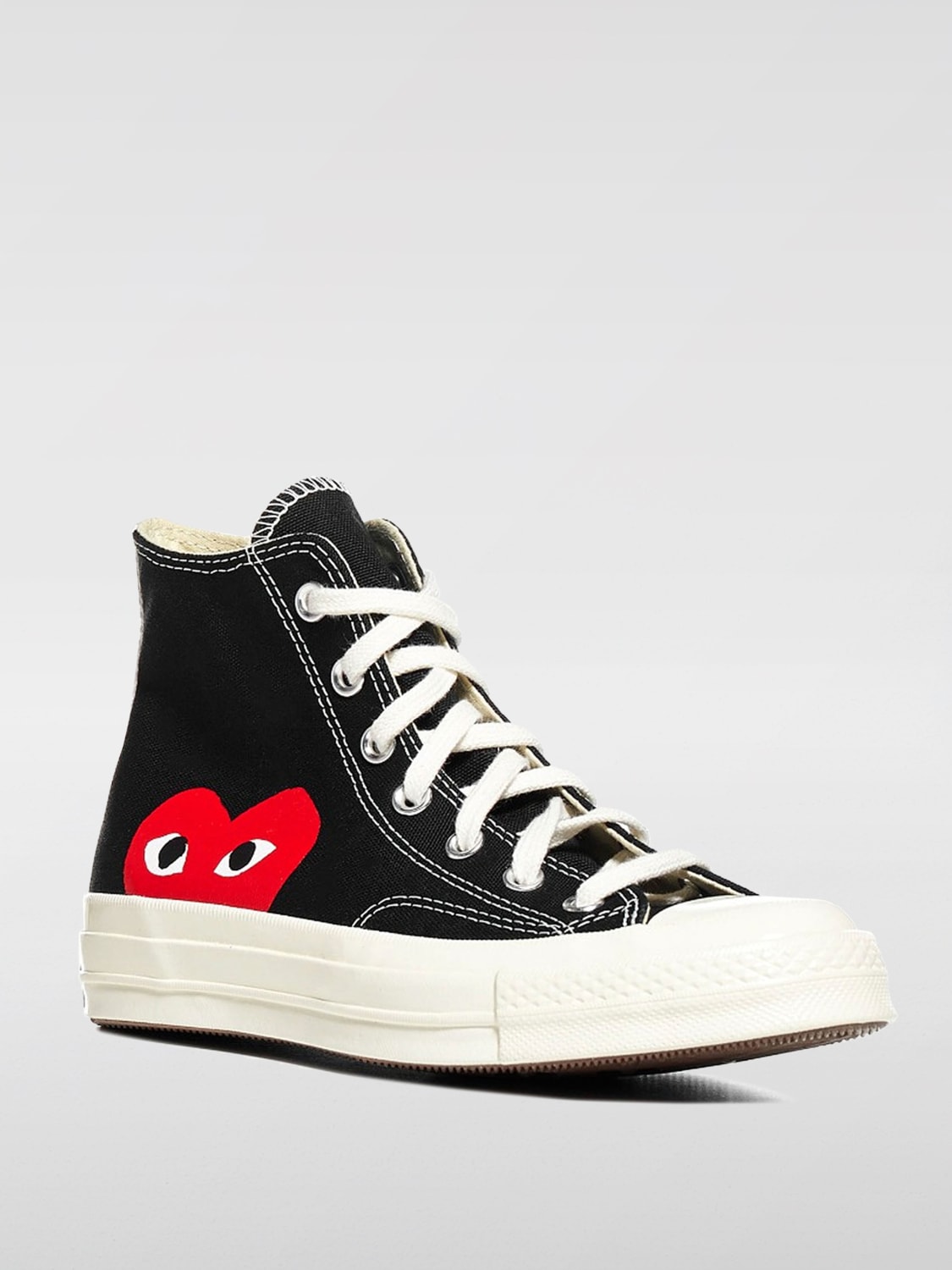 COMME DES GARCONS PLAY SNEAKERS: Sneakers Chuck Taylor Converse x Comme Des Garçons Play in canvas , Nero - Img 2