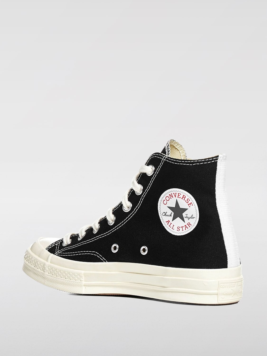 COMME DES GARCONS PLAY SNEAKERS: Sneakers Chuck Taylor Converse x Comme Des Garçons Play in canvas , Nero - Img 3