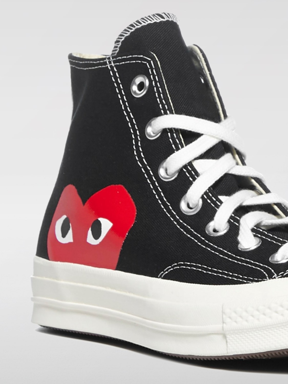 COMME DES GARCONS PLAY SNEAKERS: Sneakers Chuck Taylor Converse x Comme Des Garçons Play in canvas , Nero - Img 4