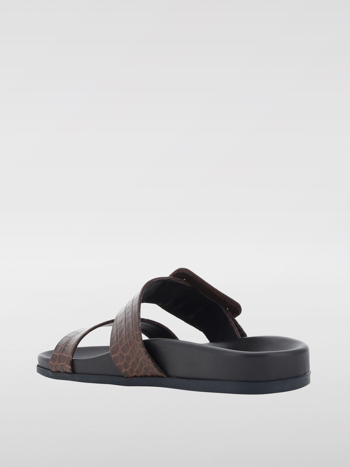 MANOLO BLAHNIK FLAT SANDALS: Shoes woman Manolo Blahnik, Brown - Img 3