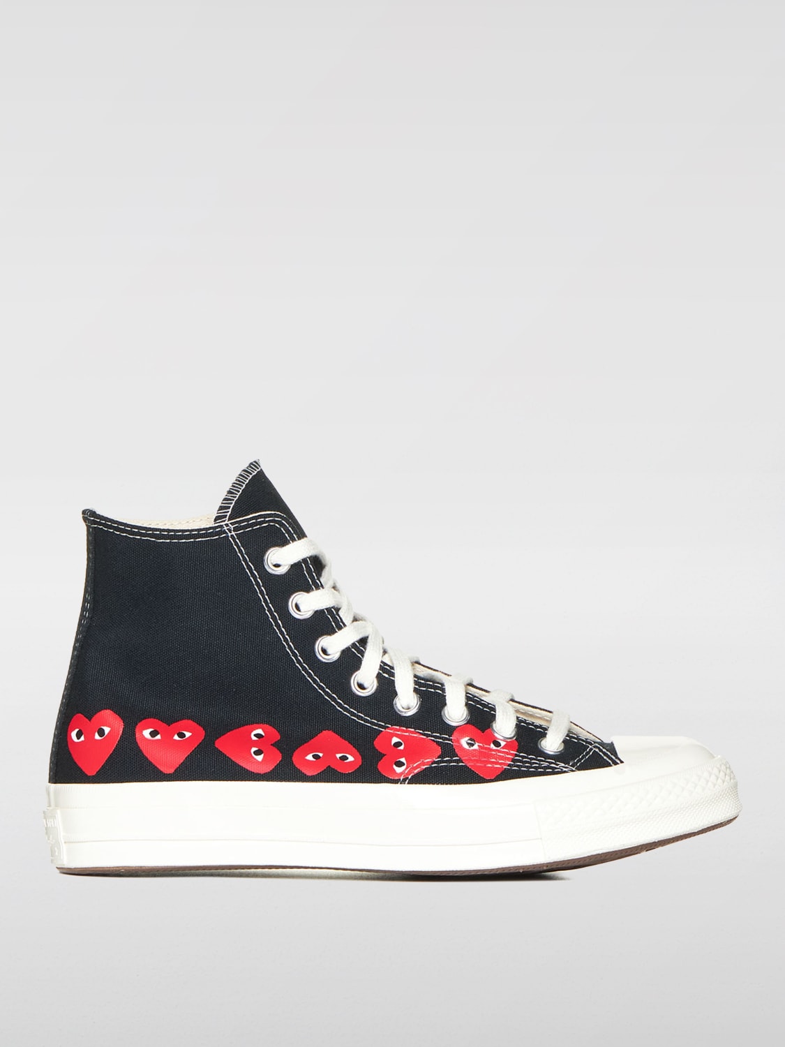 Giglio Sneakers Chuck Taylor High Converse x Comme Des Garçons Play in canvas