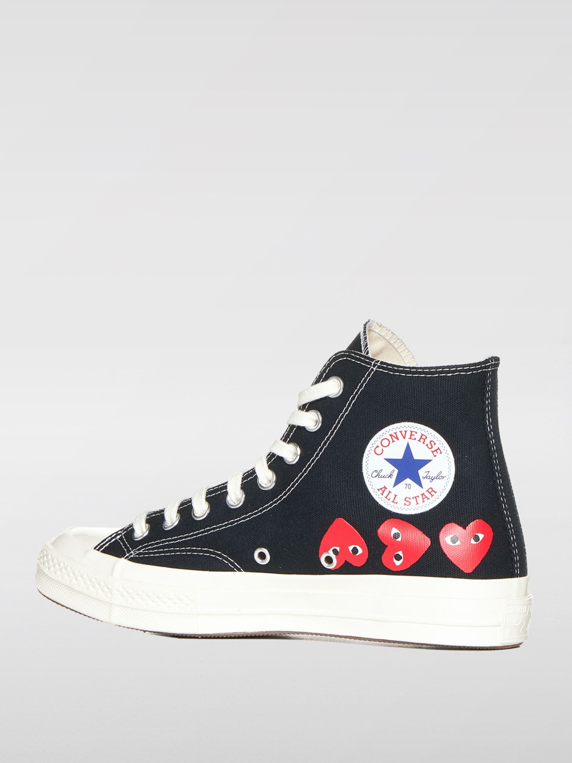 COMME DES GARCONS PLAY 스니커즈: 스니커즈 여성 Comme Des Garcons Play, 블랙 - Img 3