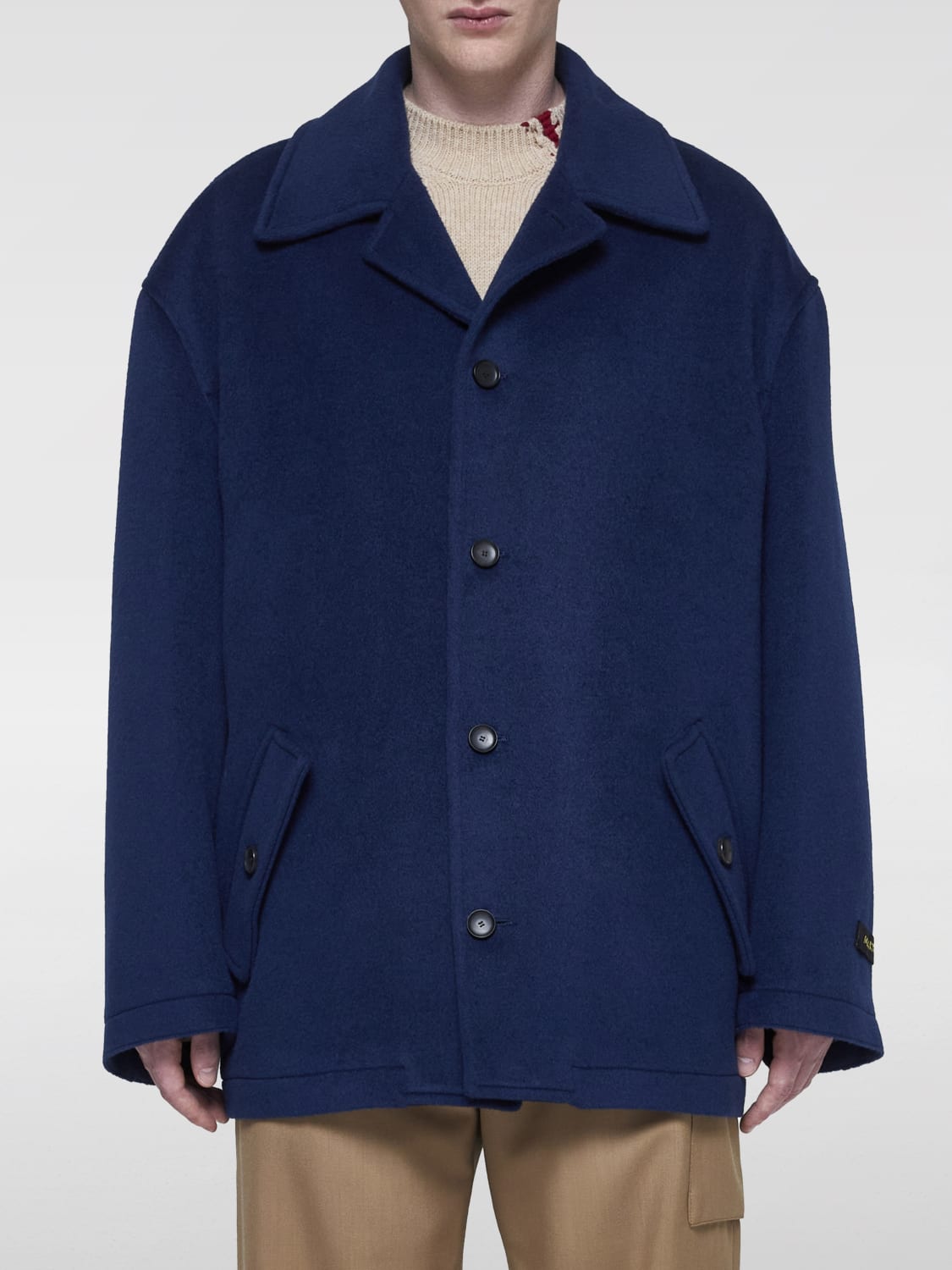 MARNI COAT: Coat men Marni, Navy - Img 1