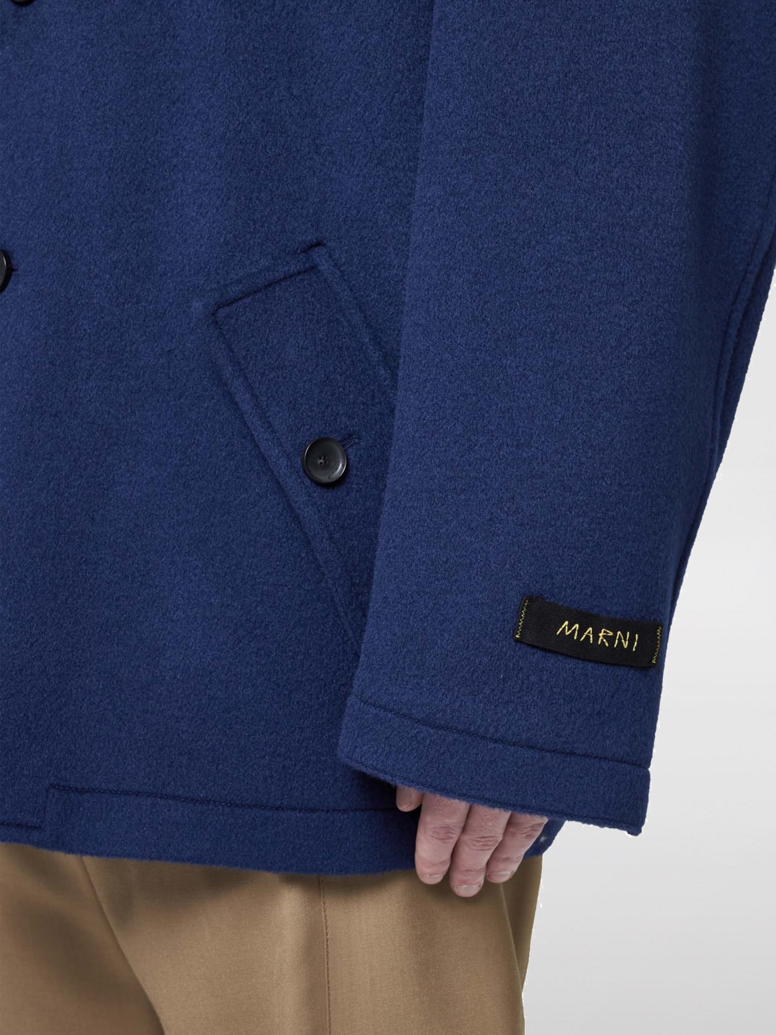 MARNI COAT: Coat men Marni, Navy - Img 3