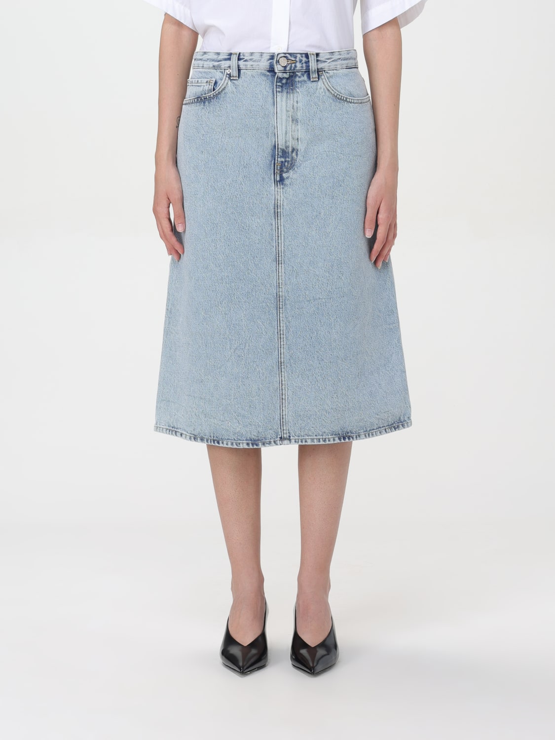 TOTEME JUPE: Jupe femme Toteme, Denim - Img 1