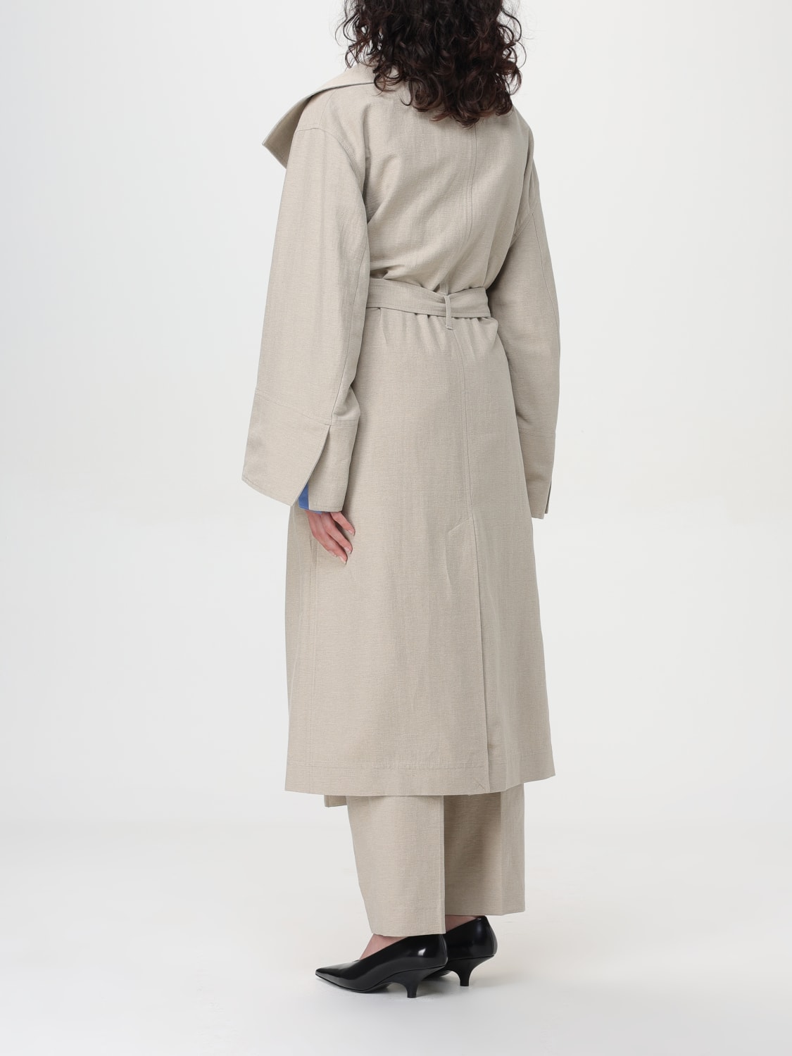 TOTEME COAT: Coat woman Toteme, Beige - Img 3