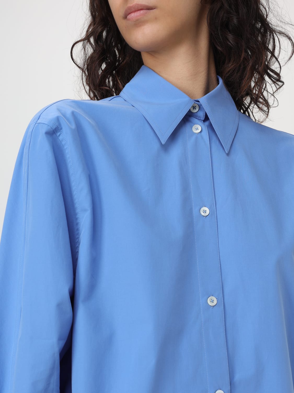 TOTEME CAMISA: Camisa mujer Toteme, Azul Oscuro - Img 5